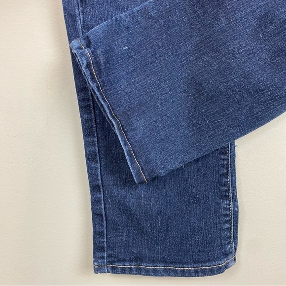 Paige Skyline Straight Leg Jeans Size 29 Dark Wash Stretchy Comfortable Mid Rise - Picture 6 of 16